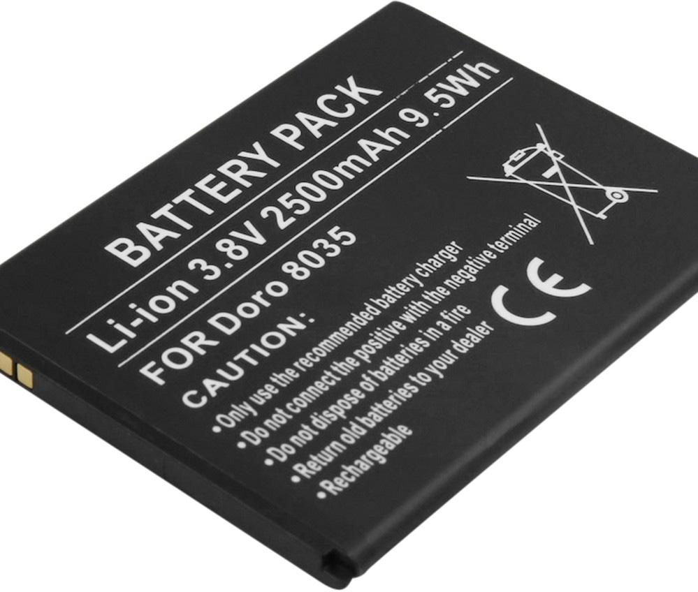 Bateria Compatível 8035 3,8V Doro (2500mAh)