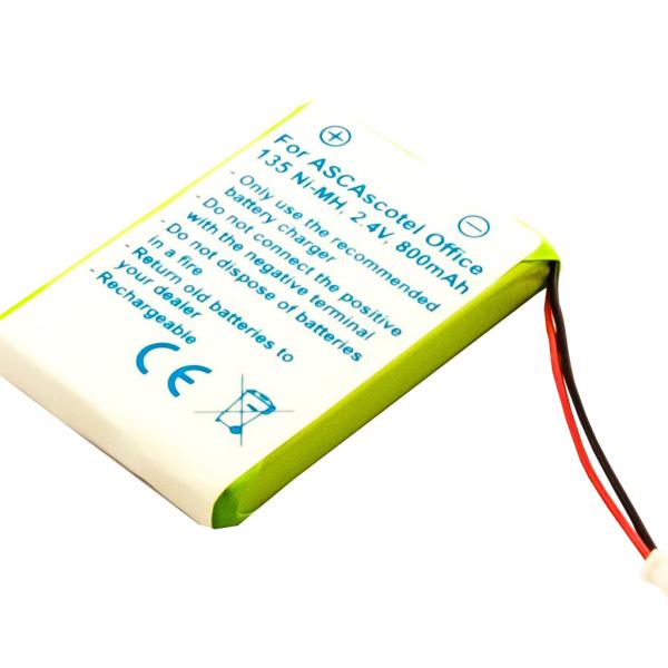 Bateria Compatível Ascotel Office 135 Ascom (800 mAh)