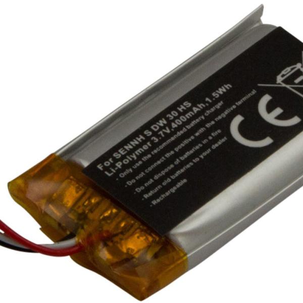 Bateria Compatível SDW 30 HS 3,7V Sennheiser (400mAh)