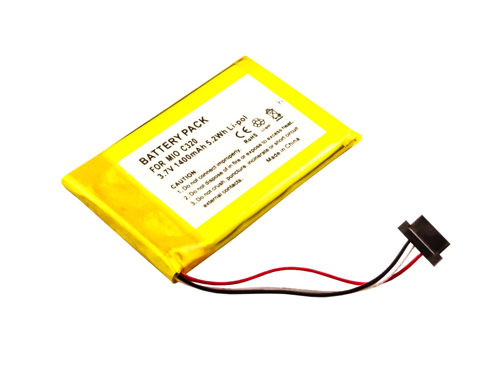 Bateria Compatível 33897010129, BP - LX1320/11 - B0001 SN, E4MT191323H12 Mitac (1400mAh)