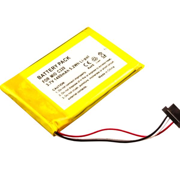 Bateria Compatível 33897010129, BP - LX1320/11 - B0001 SN, E4MT191323H12 Mitac (1400mAh)
