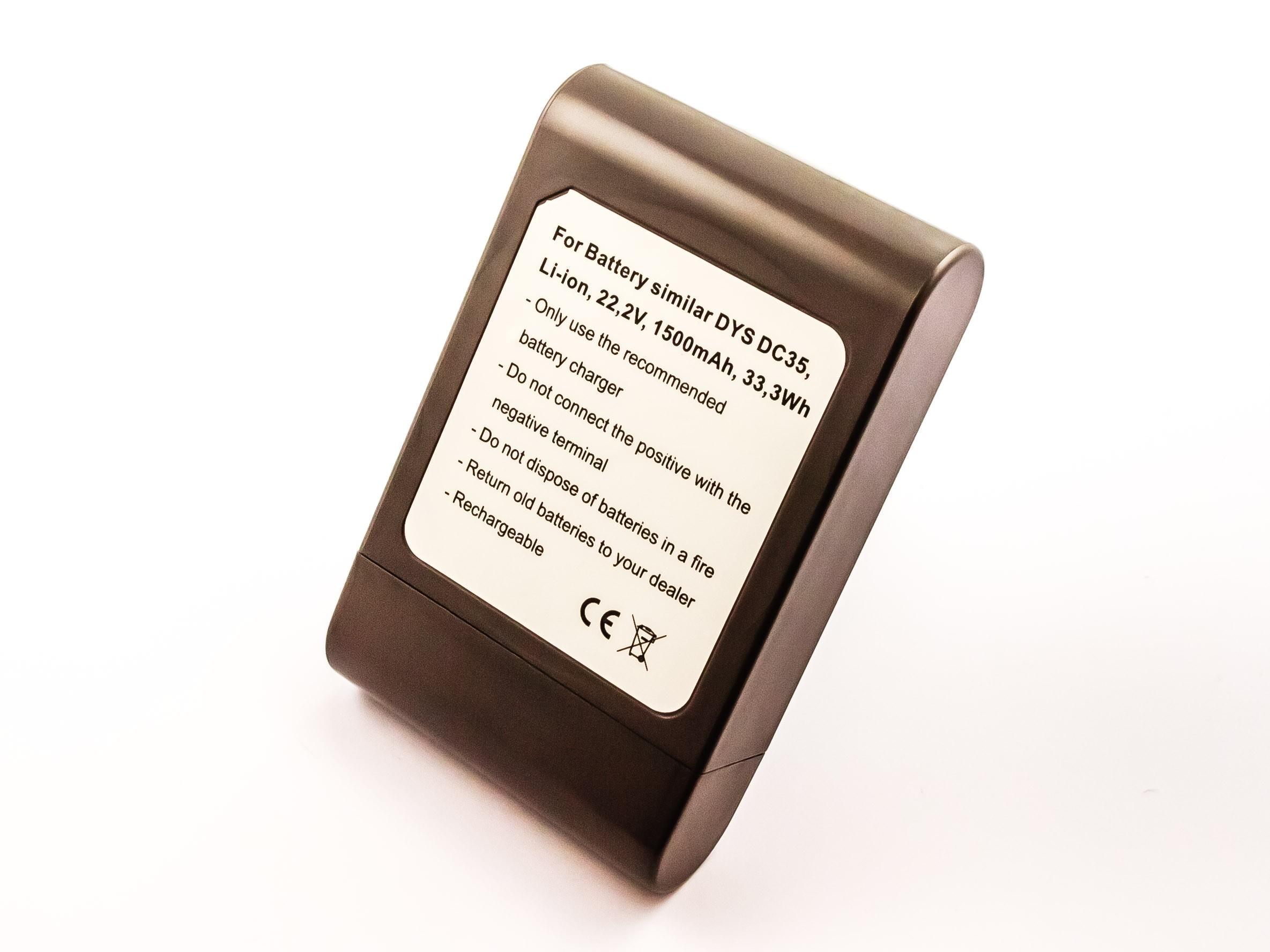 Bateria Compatível DC35, DC57 DYSON (1500mAh)