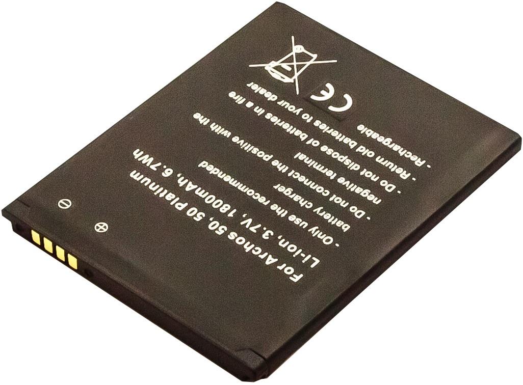 Bateria Compatível 50 Helium, 50 Platinum, 50b Helium Archos (1800mAh)