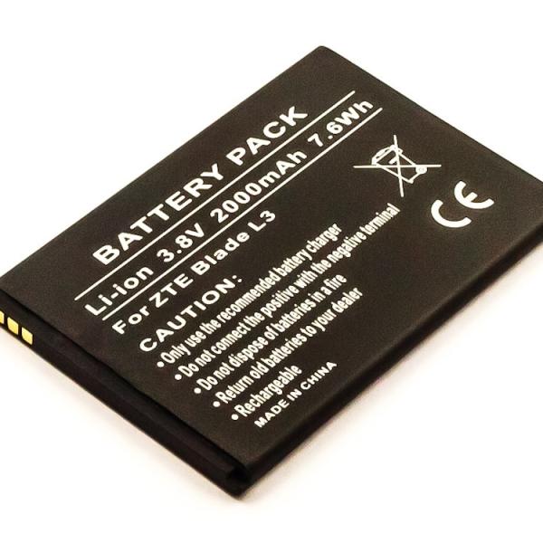 Bateria Compatível Blade L3 ZTE (2000mAh)