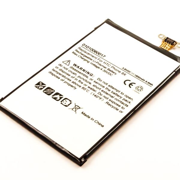 Bateria Compatível 35H00199 - 01M, 35H00199 - 12M, BM23100, BTR6990B HTC (1800mAh)