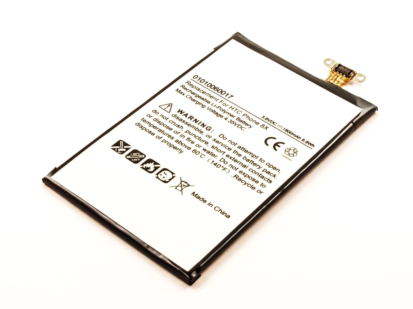 Bateria Compatível 35H00199 - 01M, 35H00199 - 12M, BM23100, BTR6990B HTC (1800mAh)