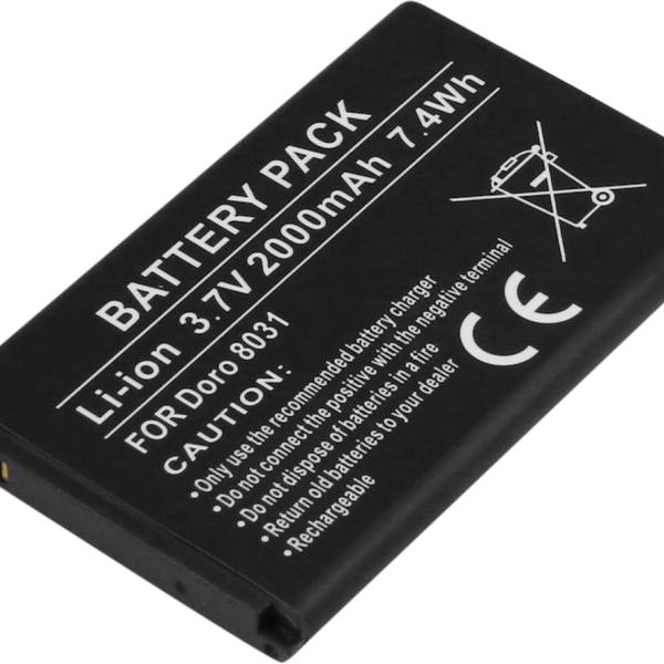 Bateria Compatível Doro 8031 3,7V (2000mAh)