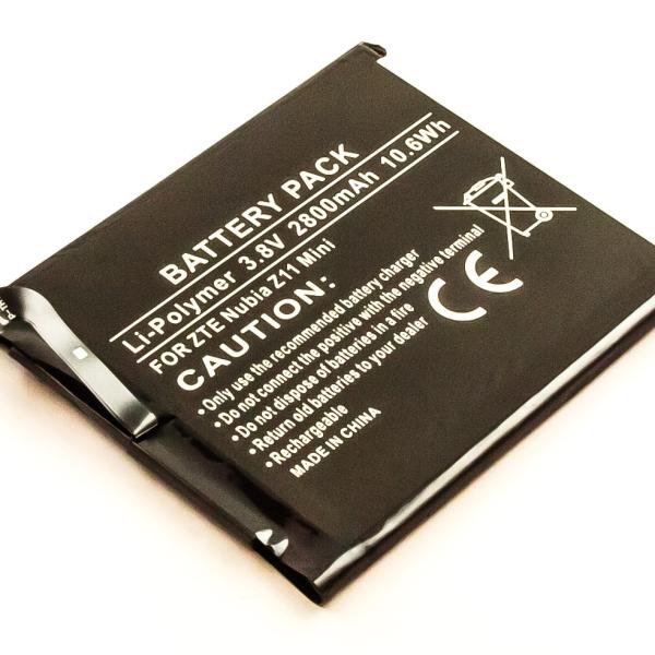Bateria Compatível Nubia Z11 Mini, NX529, NX529J ZTE (2800mAh)