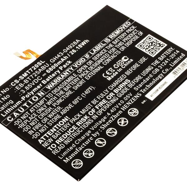 Bateria Compatível EB - BT725ABU, GH43 - 04928A Samsung (6800mAh)