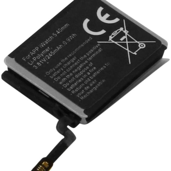 Bateria Compatível Watch 5 40mm, A2092 3,81V Apple (245mAh)