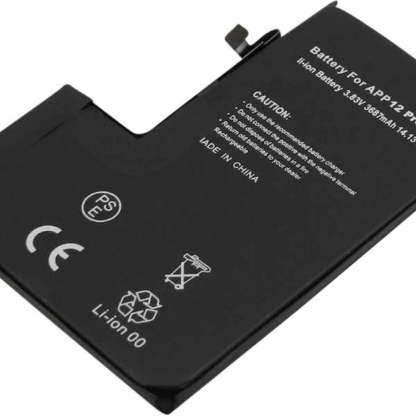 Bateria Compatível iPhone 12 Pro Max 3,83V Apple (3687mAh)