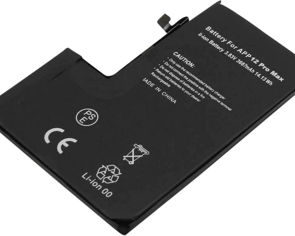Bateria Compatível iPhone 12 Pro Max 3,83V Apple (3687mAh)