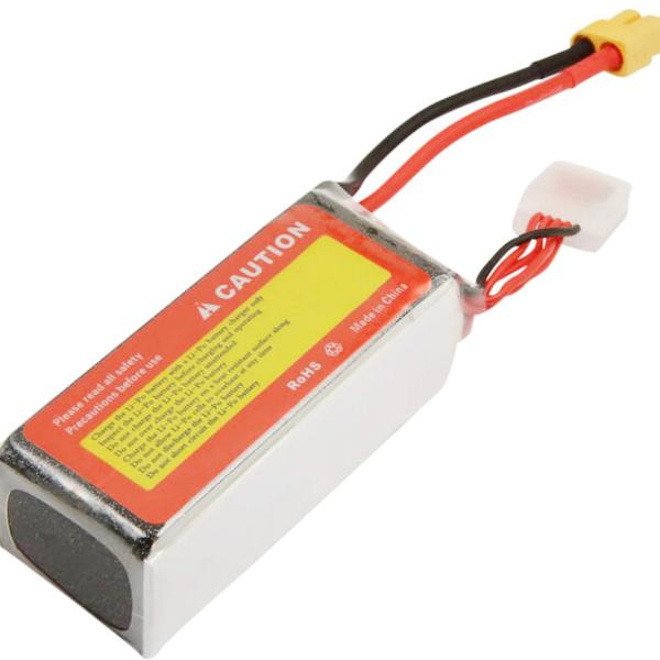Bateria Compatível Drone FPV 4S 100C, com Plug XT60 14,8V (1550mAh)