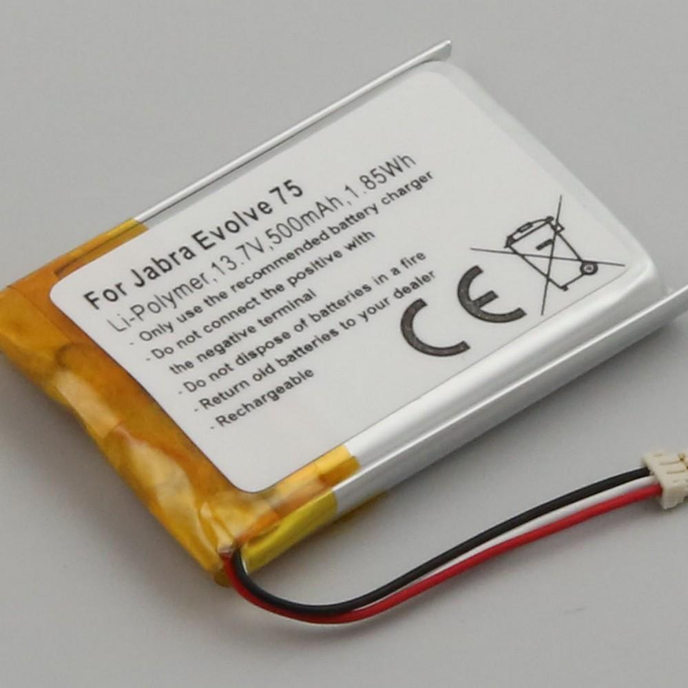 Bateria Compatível Evolve 75 3,7V Jabra (500mAh)