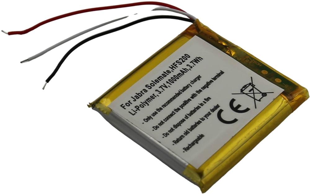 Bateria Compatível Solemate 3,7V JABRA (1000mAh)