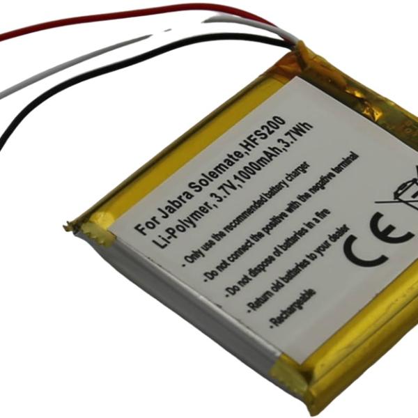 Bateria Compatível Solemate 3,7V JABRA (1000mAh)