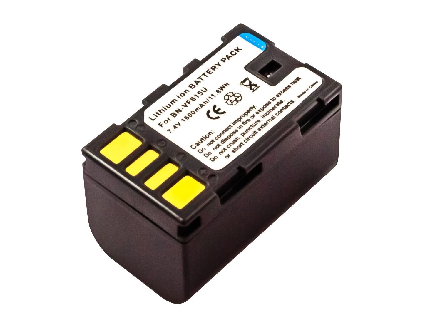 Bateria Compatível BN - VF808, BN - VF808U, BN - VF814U, BN - VF815, BN - VF815U JVC (1600mAh)
