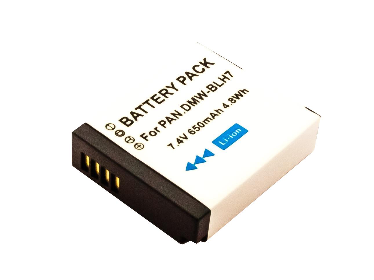 Bateria Compatível DMW - BLH7, DMW - BLH7E Panasonic (650mAh)