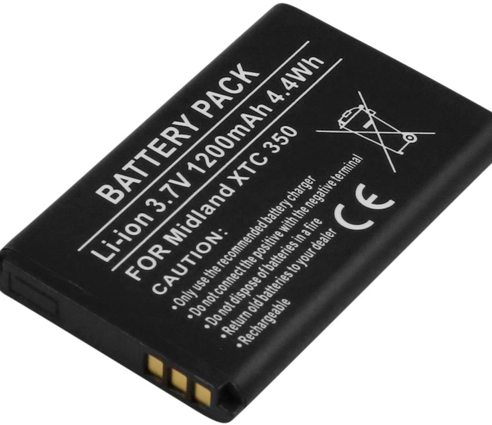 Bateria Compatível XTC 350 3,7V Midland (1200mAh)