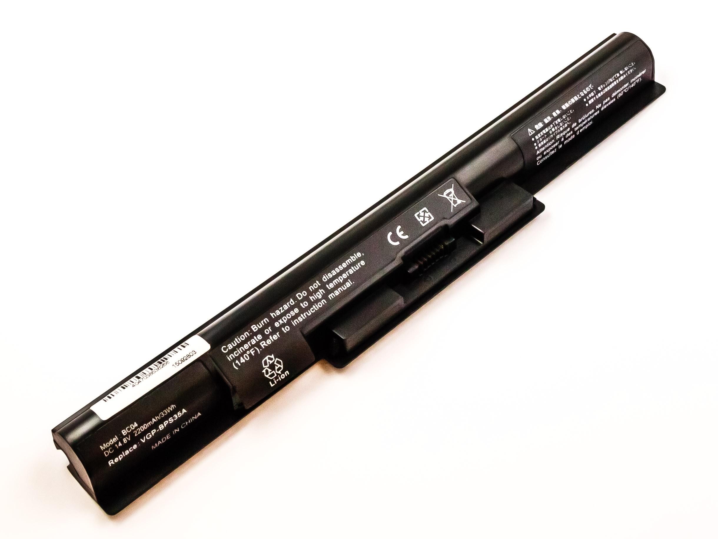 Bateria Compatível VGP - BPS35A Sony (2200mAh)