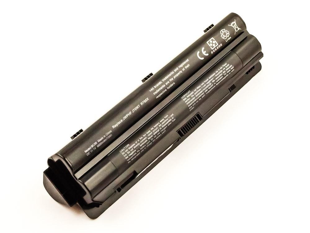 Bateria Compatível 049H0, 312 - 1123, 312 - 1127, 451 - 11599, J70W7, JWPHF, R795X, W3Y7C Dell (6600mAh)