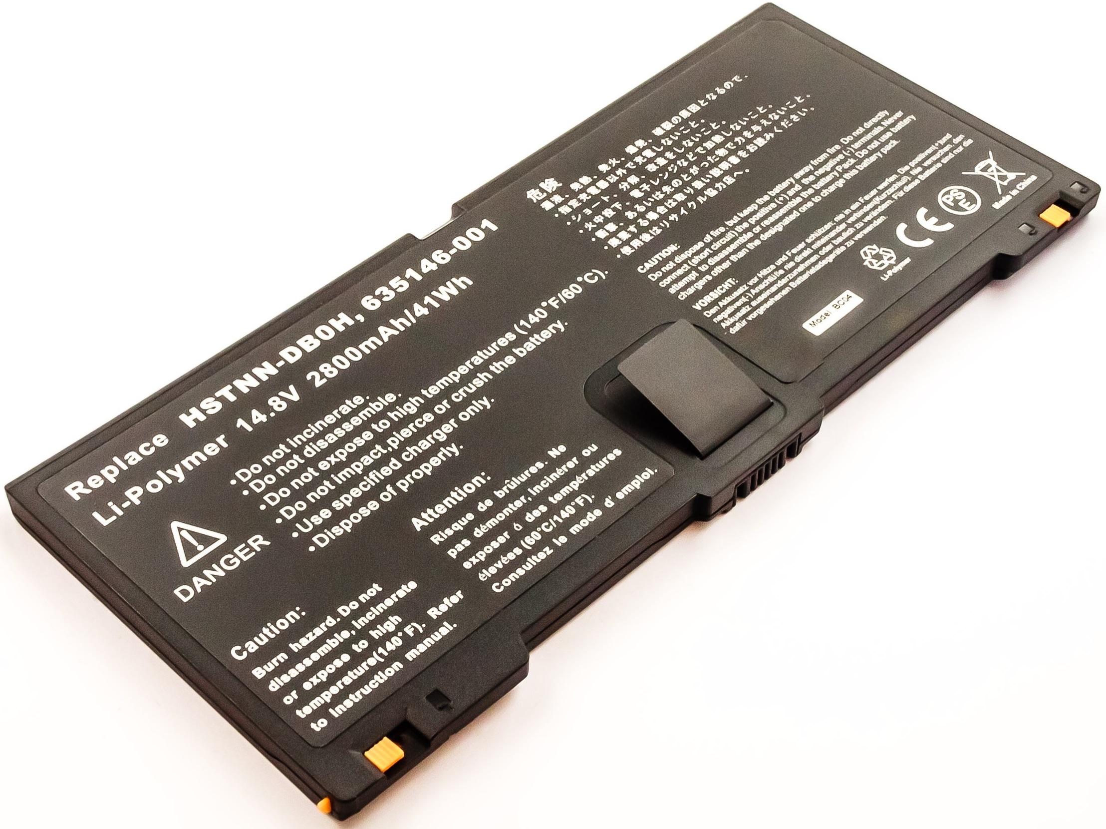 Bateria Compatível 635146 - 001, FN04, HSTNN - DB0H, QK648AA HP (2800mAh)
