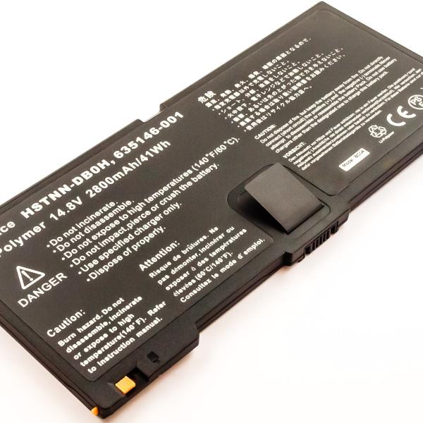 Bateria Compatível 635146 - 001, FN04, HSTNN - DB0H, QK648AA HP (2800mAh)