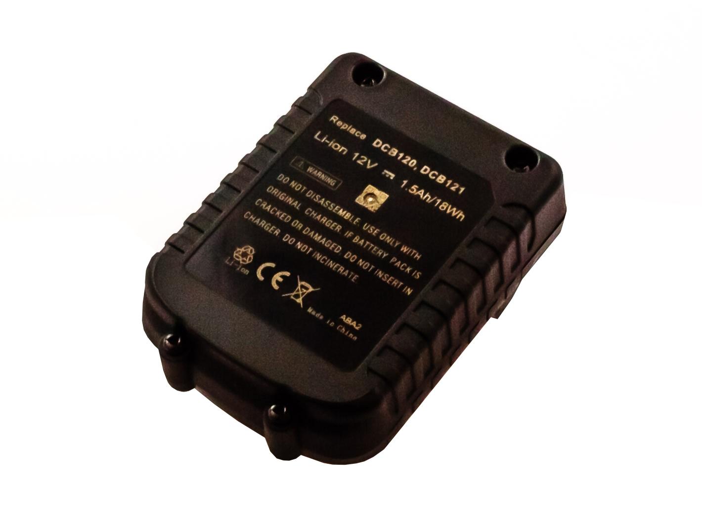 Bateria Compatível DCB120, DCB121 DEWALT (1500mAh)