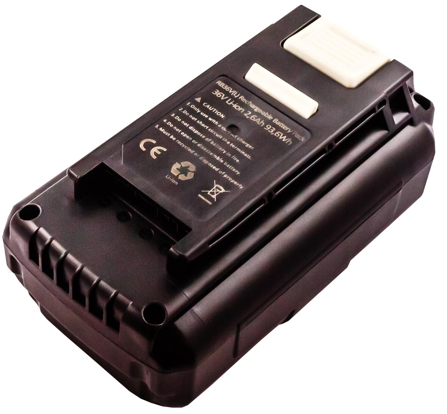 Bateria Compatível 4120011, BPL - 3626, BPL3626D2 Ryobi (2600mAh)