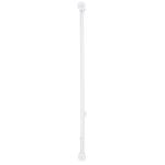 Barreira de Segurança para Animais de Estimação Extensível para Escadas e Portas Barreira de Segurança para Cães 76 - 107x76 cm Branco