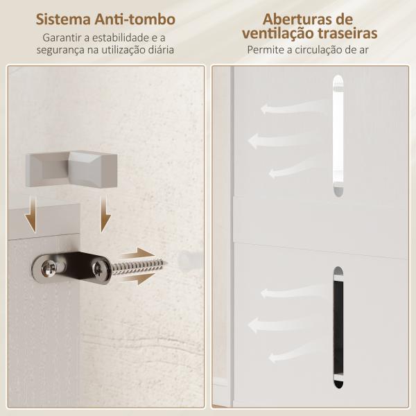 Sapateira para Entrada com Prateleiras Ajustáveis para 20 Pares de Sapatos 72x34,5x103 cm Branco Brilhante
