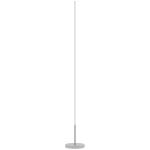 Candeeiro de Pé Moderno com Brilho e Temperaturas de Cor Ajustáveis 3000K - 6000K Controlo Remoto Temporizador Ø20x150 cm Prata