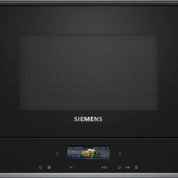 Microondas de Encastre iQ700 BF722L1B1 21L 900W (Preto) - SIEMENS