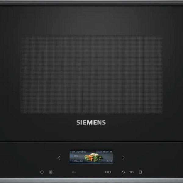 Microondas Encastre iQ700 BF722R1B1 21L 900W (Preto) - SIEMENS