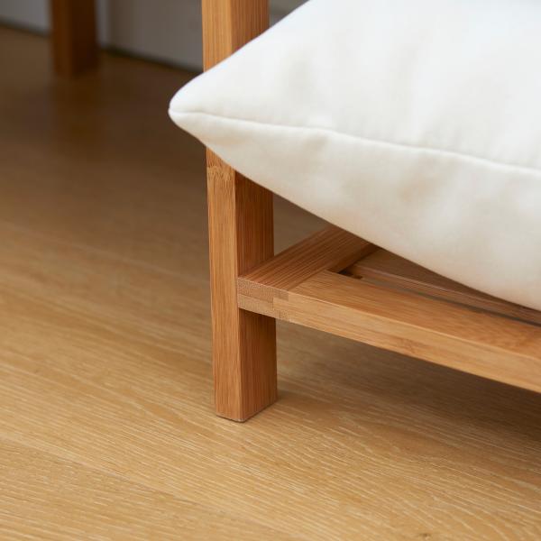 Suporte para Cabides de Bambu com Prateleira de Armazenamento de 6 Níveis e Vara Supensa 90x30x145 cm Madeira
