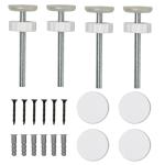 Barreira de Segurança para Cães Extensível para Escadas e Portas 75 - 115cm com 2 Extensões e 10 - 20cm Montagem a Pressão Aço Altura 76cm Branco
