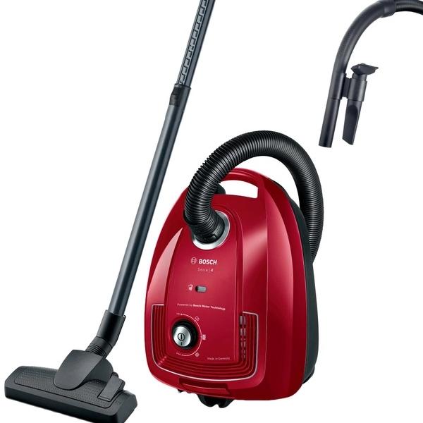 Aspirador BGB38RD2 600W 4L (Preto/Vermelho) - BOSCH