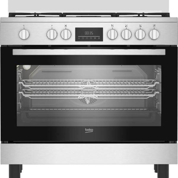 Fogão a Gás BGM11226EX 5 Bocas + Forno Elétrico 111L 2900W (Inox) - BEKO