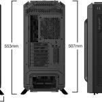 Caixa Extended - ATX Silent Base 802 Window Tempered Glass (Preto) - BE QUIET!