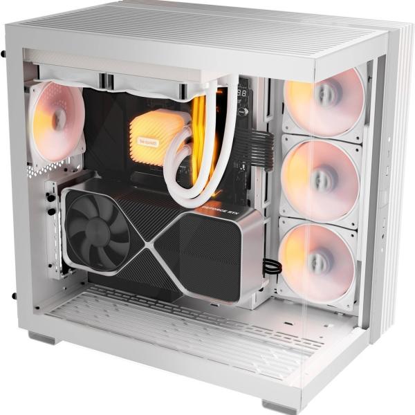 Caixa ATX Light Base 600 DX Tempered Glass (Branco) - BE QUIET!