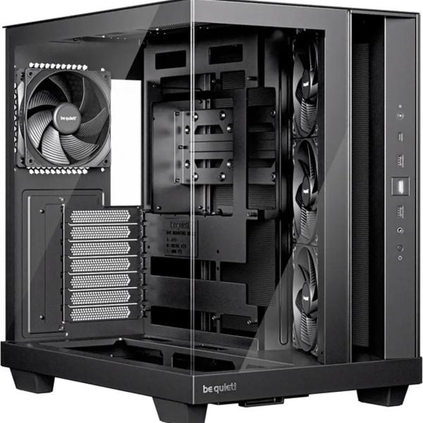 Caixa ATX Light Base 500 Tempered Glass (Preto) - BE QUIET!