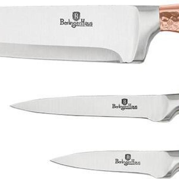 Conjunto de 3 Facas (Rose Gold) - BERLINGER HAUS