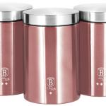Conjunto de 3 Recipientes de Cozinha (Rose Collection) - BERLINGER HAUS