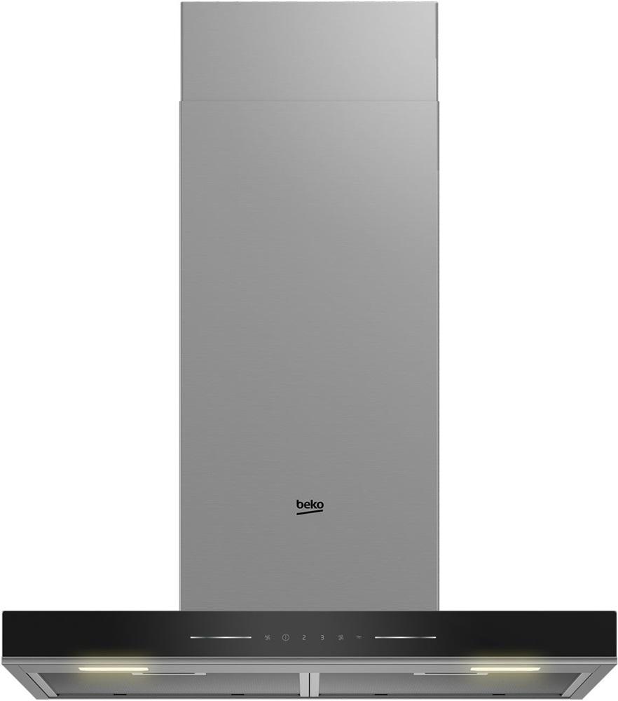Exaustor Chaminé BHCB66641BBHS 710m³/h (Preto/Inox) - BEKO