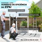 Abrigo de Jardim 4,4 m² 240x206x198 cm Abrigo de Jardim com Porta de Correr e Fechadura Cinza Escuro