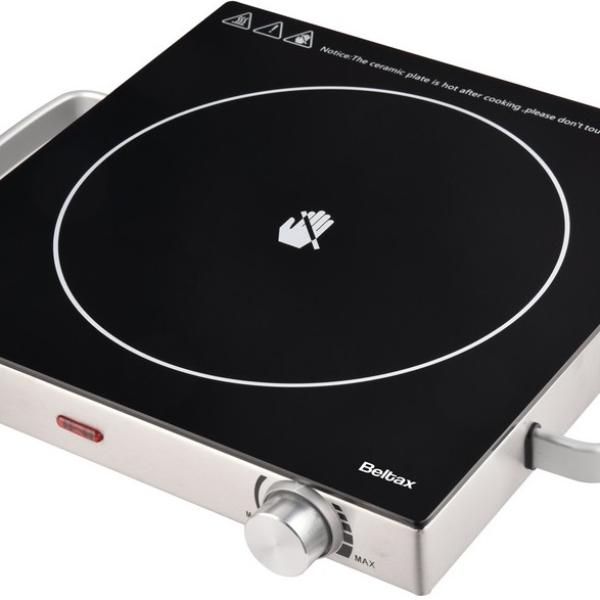 Placa Vitrocerâmica 2000W (Inox) - BELTAX