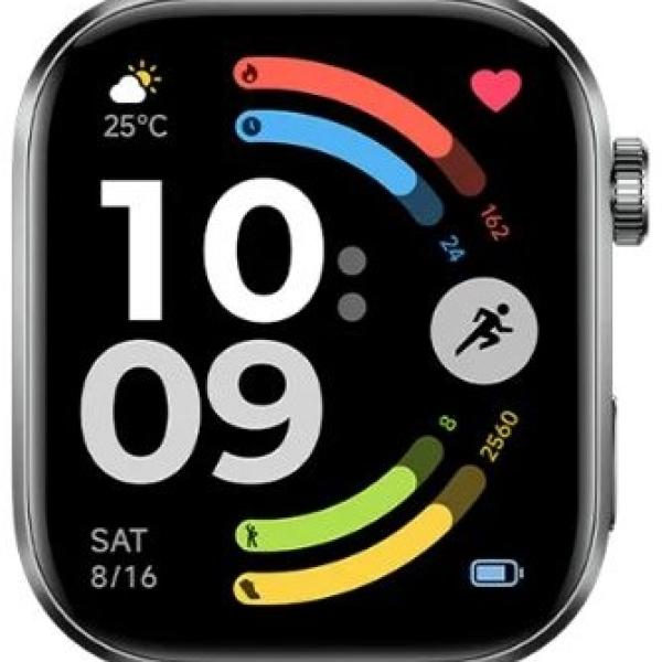 Smartwatch Xiaomi Redmi Watch 6 2,07" AMOLED 24 dias GPS 5 ATM Preto
