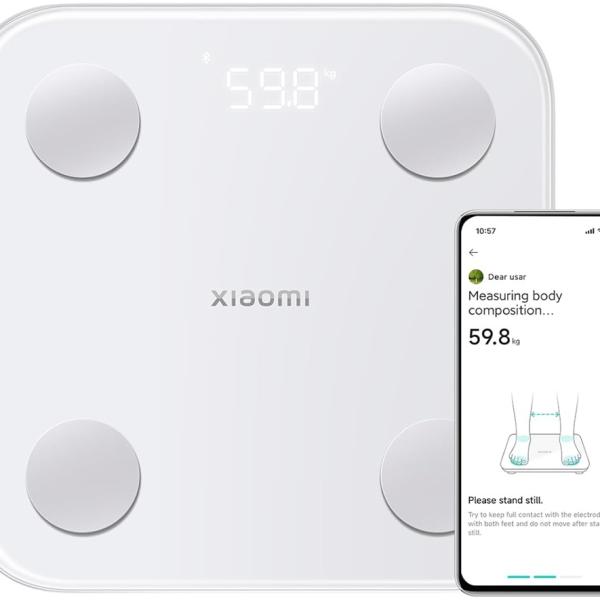 Balança Digital Mi Smart S400 Bluetooth 5.0 (Branco) - XIAOMI