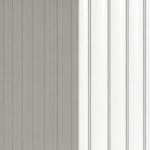 Abrigo de Jardim 213x130x185cm Abrigo de Jardim Metálico de Exterior com 2 Portas Deslizantes e 4 Janelas Branco e Cinza