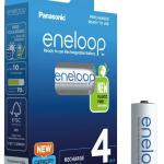 Blister 4 Pilhas Recarregáveis AA 1,2V 1900mAh eneloop - PANASONIC
